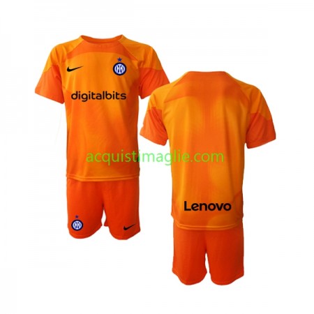 Divisa di Calcio Inter Milan Portiere Bambino Quarta 2022/2023